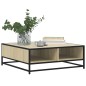 vidaXL Couchtisch Sonoma-Eiche 80x80x30 cm Holzwerkstoff und Metall vidaXL Couchtisch Sonoma-Eiche 80x80x30 cm Holzwerkstoff und Metall