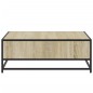 vidaXL Couchtisch Sonoma-Eiche 80x80x30 cm Holzwerkstoff und Metall vidaXL Couchtisch Sonoma-Eiche 80x80x30 cm Holzwerkstoff und Metall