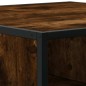 vidaXL Couchtisch Räuchereiche 60,5x60,5x30cm Holzwerkstoff und Metall vidaXL Couchtisch Räuchereiche 60,5x60,5x30cm Holzwerkstoff und Metall
