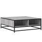 vidaXL Couchtisch Grau Sonoma 80x80x30 cm Holzwerkstoff und Metall vidaXL Couchtisch Grau Sonoma 80x80x30 cm Holzwerkstoff und Metall