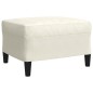 vidaXL 3-tlg. Sofagarnitur mit Kissen und Nackenrollen Creme Samt vidaXL 3-tlg. Sofagarnitur mit Kissen und Nackenrollen Creme Samt