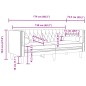 vidaXL 3-tlg. Chesterfield-Sofa-Set mit Nackenrollen Rosa Samt vidaXL 3-tlg. Chesterfield-Sofa-Set mit Nackenrollen Rosa Samt