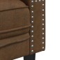 vidaXL 3-tlg. Chesterfield-Sofa-Set Braun Kunstleder Wildleder-Optik vidaXL 3-tlg. Chesterfield-Sofa-Set Braun Kunstleder Wildleder-Optik