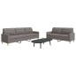 vidaXL 2-tlg. Sofagarnitur Taupe Stoff vidaXL 2-tlg. Sofagarnitur Taupe Stoff