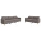 vidaXL 2-tlg. Sofagarnitur Taupe Stoff vidaXL 2-tlg. Sofagarnitur Taupe Stoff
