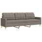 vidaXL 2-tlg. Sofagarnitur Taupe Stoff vidaXL 2-tlg. Sofagarnitur Taupe Stoff