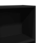 vidaXL Bücherregal Schwarz 40x24x143 cm Holzwerkstoff vidaXL Bücherregal Schwarz 40x24x143 cm Holzwerkstoff