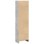 vidaXL Bücherregal Betongrau 40x24x143 cm Holzwerkstoff vidaXL Bücherregal Betongrau 40x24x143 cm Holzwerkstoff