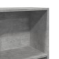 vidaXL Bücherregal Betongrau 40x24x143 cm Holzwerkstoff vidaXL Bücherregal Betongrau 40x24x143 cm Holzwerkstoff