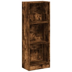 vidaXL Bücherregal Räuchereiche 40x24x109 cm Holzwerkstoff