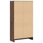 vidaXL Bücherregal Braun Eichen-Optik 60x24x109 cm Holzwerkstoff vidaXL Bücherregal Braun Eichen-Optik 60x24x109 cm Holzwerkstoff