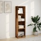 vidaXL Bücherregal Altholz-Optik 40x24x143 cm Holzwerkstoff