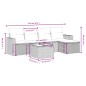 vidaXL 6-tlg. Garten-Sofagarnitur mit Kissen Braun Poly Rattan vidaXL 6-tlg. Garten-Sofagarnitur mit Kissen Braun Poly Rattan