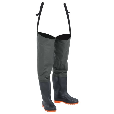 vidaXL Watstiefel Dunkelgrün Gr. 45
