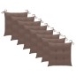 Klappbare Gartenstühle 8 Stk. mit Kissen Massivholz Akazie Klappbare Gartenstühle 8 Stk. mit Kissen Massivholz Akazie