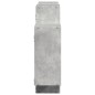 vidaXL Wandregal Betongrau 159x18x65 cm Holzwerkstoff vidaXL Wandregal Betongrau 159x18x65 cm Holzwerkstoff