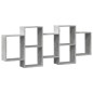 vidaXL Wandregal Betongrau 159x18x65 cm Holzwerkstoff vidaXL Wandregal Betongrau 159x18x65 cm Holzwerkstoff