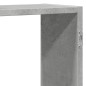 vidaXL Wandregal Betongrau 159x18x65 cm Holzwerkstoff vidaXL Wandregal Betongrau 159x18x65 cm Holzwerkstoff
