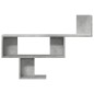 vidaXL Wandregal Betongrau 100x15x70 cm Holzwerkstoff vidaXL Wandregal Betongrau 100x15x70 cm Holzwerkstoff