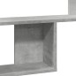 vidaXL Wandregal Betongrau 100x15x70 cm Holzwerkstoff vidaXL Wandregal Betongrau 100x15x70 cm Holzwerkstoff