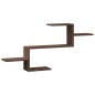 vidaXL Wandregal Braun Eichen-Optik 104x15x49 cm Holzwerkstoff vidaXL Wandregal Braun Eichen-Optik 104x15x49 cm Holzwerkstoff