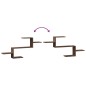 vidaXL Wandregal Braun Eichen-Optik 104x15x49 cm Holzwerkstoff vidaXL Wandregal Braun Eichen-Optik 104x15x49 cm Holzwerkstoff