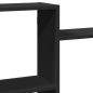 vidaXL Wandregal Schwarz 159x18x65 cm Holzwerkstoff vidaXL Wandregal Schwarz 159x18x65 cm Holzwerkstoff