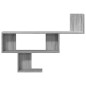 vidaXL Wandregal Grau Sonoma 100x15x70 cm Holzwerkstoff vidaXL Wandregal Grau Sonoma 100x15x70 cm Holzwerkstoff