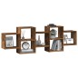 vidaXL Wandregal Altholz-Optik 129x18x42 cm Holzwerkstoff vidaXL Wandregal Altholz-Optik 129x18x42 cm Holzwerkstoff