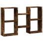 vidaXL Wandregal Räuchereiche 96x18x60 cm Holzwerkstoff vidaXL Wandregal Räuchereiche 96x18x60 cm Holzwerkstoff