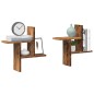 vidaXL Wandregale 2 Stk. Altholz-Optik 38x12x38 cm Holzwerkstoff vidaXL Wandregale 2 Stk. Altholz-Optik 38x12x38 cm Holzwerkstoff