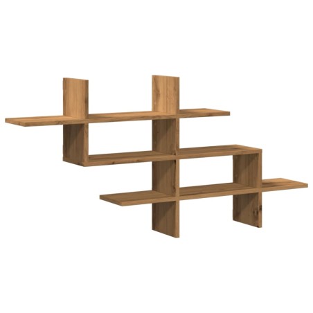 vidaXL Wandregal Artisan-Eiche 124,5x18x60,5 cm Holzwerkstoff