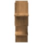 vidaXL Wandregal Artisan-Eiche 124,5x18x60,5 cm Holzwerkstoff vidaXL Wandregal Artisan-Eiche 124,5x18x60,5 cm Holzwerkstoff
