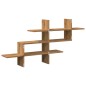 vidaXL Wandregal Artisan-Eiche 124,5x18x60,5 cm Holzwerkstoff vidaXL Wandregal Artisan-Eiche 124,5x18x60,5 cm Holzwerkstoff
