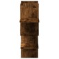 vidaXL Wandregal Räuchereiche 124,5x18x60,5 cm Holzwerkstoff vidaXL Wandregal Räuchereiche 124,5x18x60,5 cm Holzwerkstoff