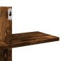 vidaXL Wandregal Räuchereiche 124,5x18x60,5 cm Holzwerkstoff vidaXL Wandregal Räuchereiche 124,5x18x60,5 cm Holzwerkstoff
