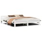 vidaXL Massivholzbett ohne Matratze Weiß 180x200 cm Kiefernholz vidaXL Massivholzbett ohne Matratze Weiß 180x200 cm Kiefernholz