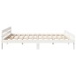 vidaXL Massivholzbett ohne Matratze Weiß 180x200 cm Kiefernholz vidaXL Massivholzbett ohne Matratze Weiß 180x200 cm Kiefernholz
