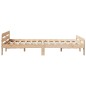 vidaXL Massivholzbett ohne Matratze 135x190 cm Kiefernholz vidaXL Massivholzbett ohne Matratze 135x190 cm Kiefernholz