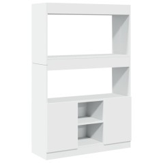 vidaXL Highboard Weiß 92x33x140 cm Holzwerkstoff