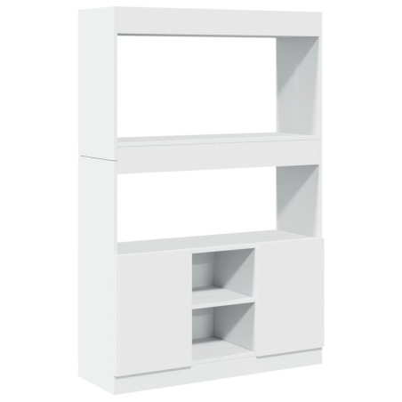 vidaXL Highboard Weiß 92x33x140 cm Holzwerkstoff