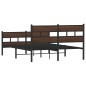 vidaXL Bettgestell ohne Matratze mit Kopf- und Fußteil 140x190 cm vidaXL Bettgestell ohne Matratze mit Kopf- und Fußteil 140x190 cm