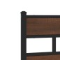 vidaXL Bettgestell ohne Matratze mit Kopf- und Fußteil 140x190 cm vidaXL Bettgestell ohne Matratze mit Kopf- und Fußteil 140x190 cm