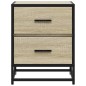 vidaXL Nachttische 2 Stk. Sonoma-Eiche 40x31x50 cm Holzwerkstoff vidaXL Nachttische 2 Stk. Sonoma-Eiche 40x31x50 cm Holzwerkstoff