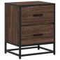 vidaXL Nachttisch Braun Eichen-Optik 40x31x50 cm Holzwerkstoff vidaXL Nachttisch Braun Eichen-Optik 40x31x50 cm Holzwerkstoff