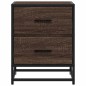 vidaXL Nachttisch Braun Eichen-Optik 40x31x50 cm Holzwerkstoff vidaXL Nachttisch Braun Eichen-Optik 40x31x50 cm Holzwerkstoff