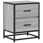 vidaXL Nachttisch Grau Sonoma 40x31x50 cm Holzwerkstoff vidaXL Nachttisch Grau Sonoma 40x31x50 cm Holzwerkstoff