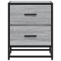 vidaXL Nachttisch Grau Sonoma 40x31x50 cm Holzwerkstoff vidaXL Nachttisch Grau Sonoma 40x31x50 cm Holzwerkstoff
