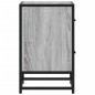 vidaXL Nachttisch Grau Sonoma 40x31x50 cm Holzwerkstoff vidaXL Nachttisch Grau Sonoma 40x31x50 cm Holzwerkstoff