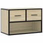 vidaXL TV-Schrank Sonoma-Eiche 60x31x39,5 cm Holzwerkstoff und Metall vidaXL TV-Schrank Sonoma-Eiche 60x31x39,5 cm Holzwerkstoff und Metall